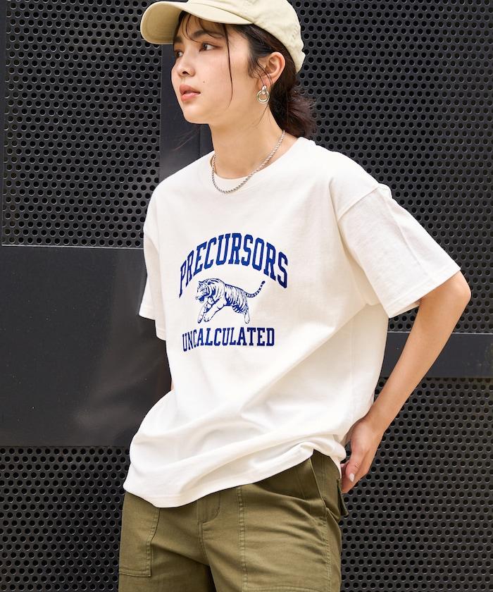虎紋印花T恤