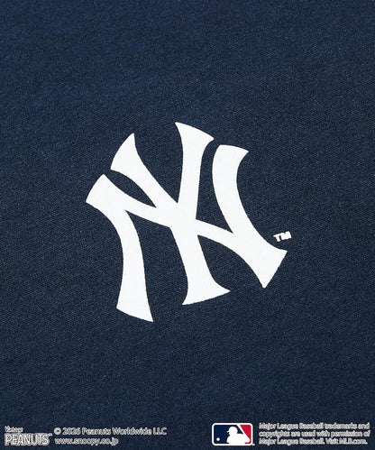 《PEANUTS》×MLB 寬鬆廓形 背部印花 T恤
