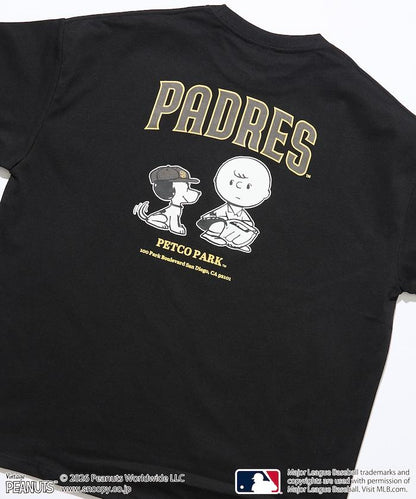 PEANUTS（花生漫畫） × MLB 聯名 寬鬆版型 背部印花 PADRES T恤