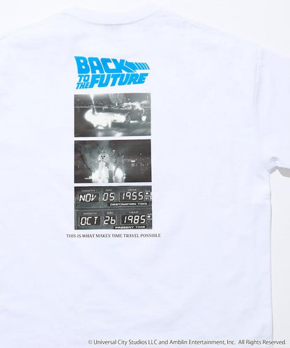 BACK TO THE FUTURE 特別款 寬鬆廓形 背部印花 圓領T恤