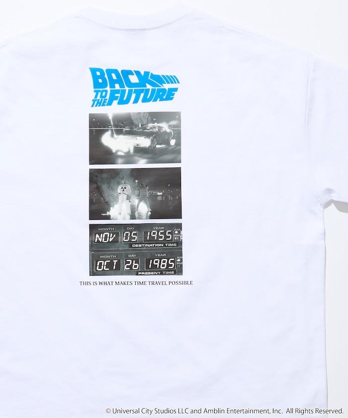 BACK TO THE FUTURE 特別款 寬鬆廓形 背部印花 圓領T恤