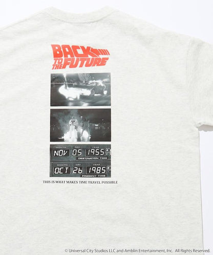 BACK TO THE FUTURE 特別款 寬鬆廓形 背部印花 圓領T恤