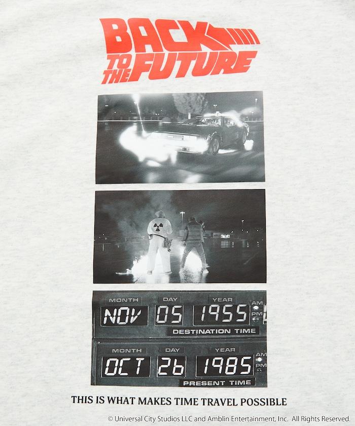 BACK TO THE FUTURE 特別款 寬鬆廓形 背部印花 圓領T恤