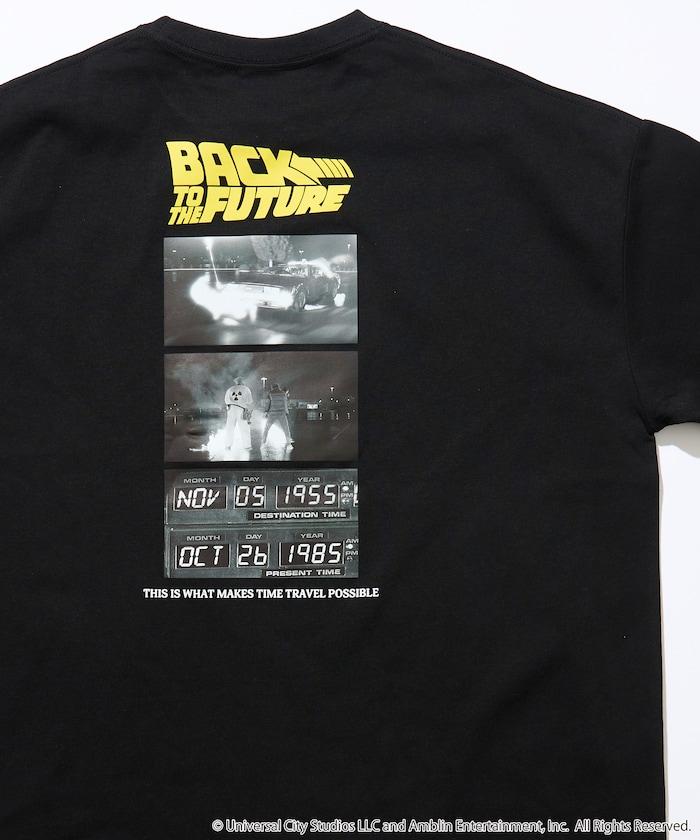 BACK TO THE FUTURE 特別款 寬鬆廓形 背部印花 圓領T恤