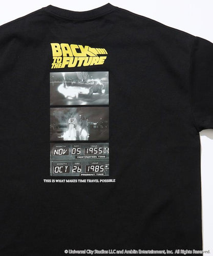 BACK TO THE FUTURE 特別款 寬鬆廓形 背部印花 圓領T恤