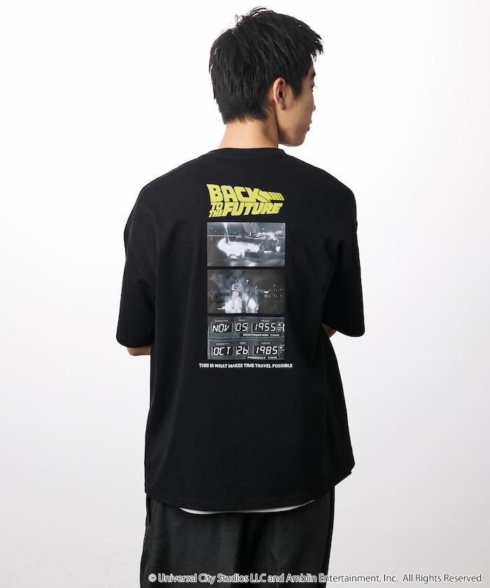 BACK TO THE FUTURE 特別款 寬鬆廓形 背部印花 圓領T恤