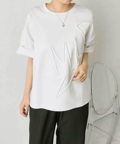 彈力防皺寬鬆 SUM1コードトップス/Tシャツ T恤