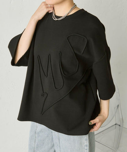 彈力防皺寬鬆 SUM1コードトップス/Tシャツ T恤