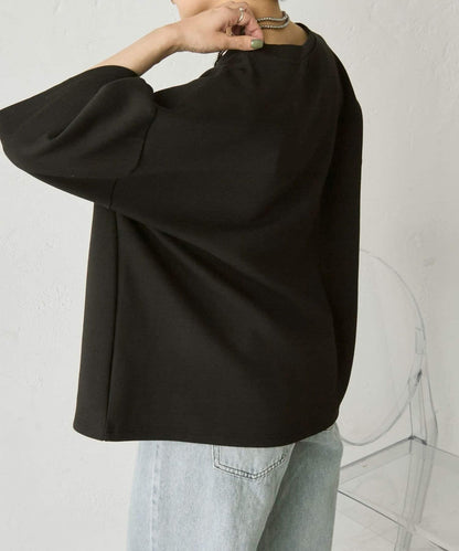 彈力防皺寬鬆 SUM1コードトップス/Tシャツ T恤