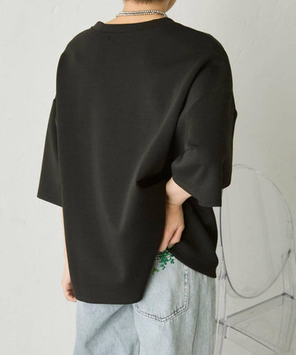 彈力防皺寬鬆 SUM1コードトップス/Tシャツ T恤