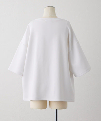 彈力防皺寬鬆 SUM1コードトップス/Tシャツ T恤