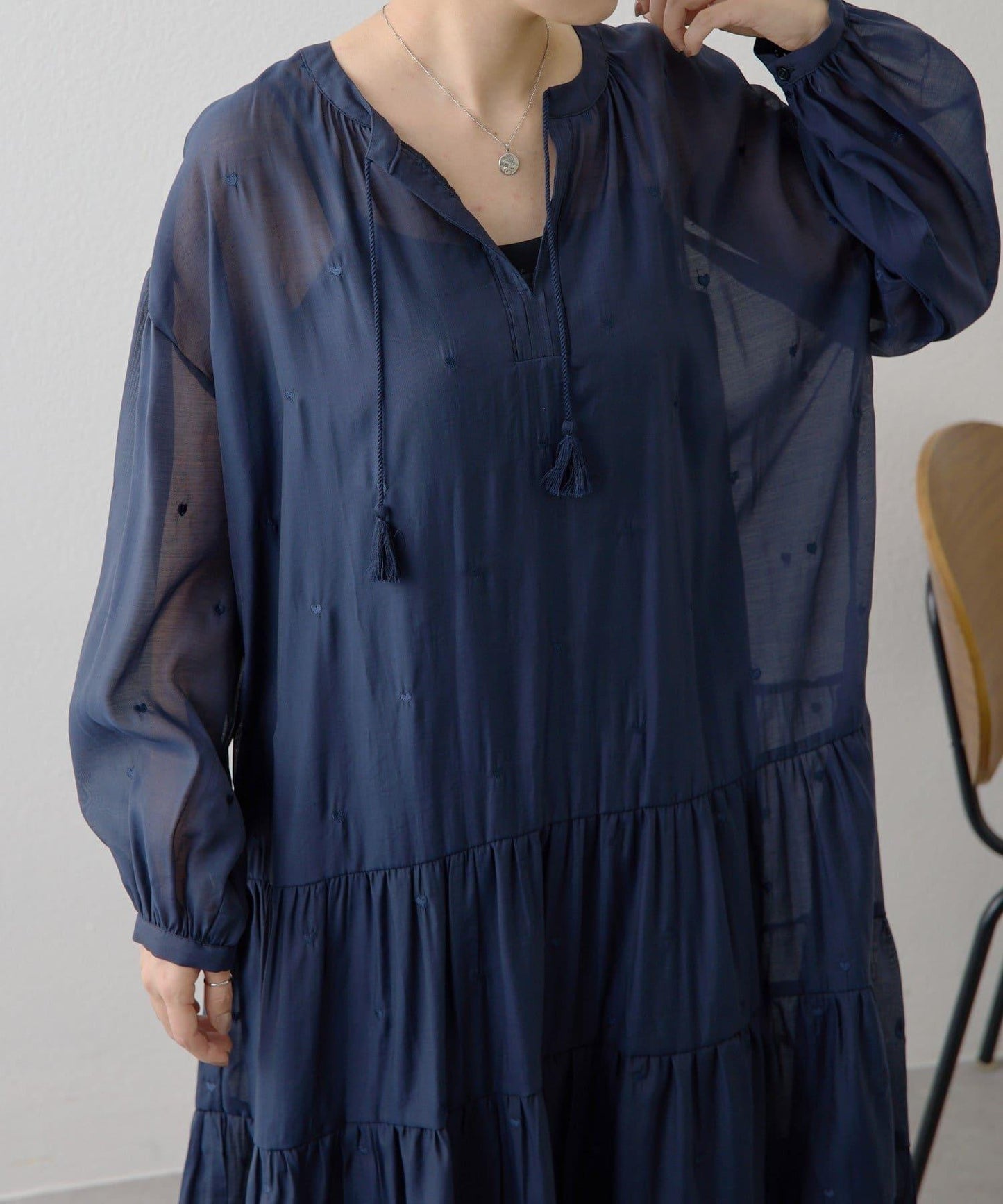 心形刺繡連衣裙 SUM1 STYLE