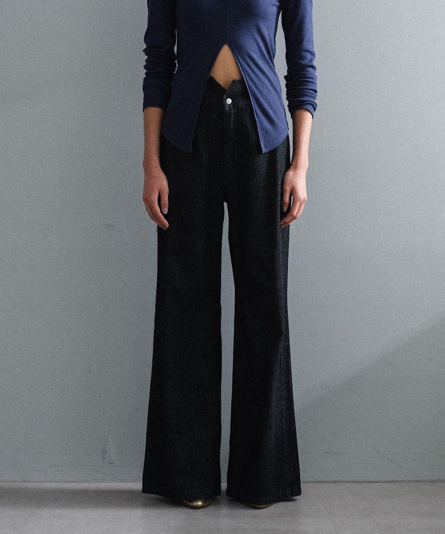 Free cut 長款 denim