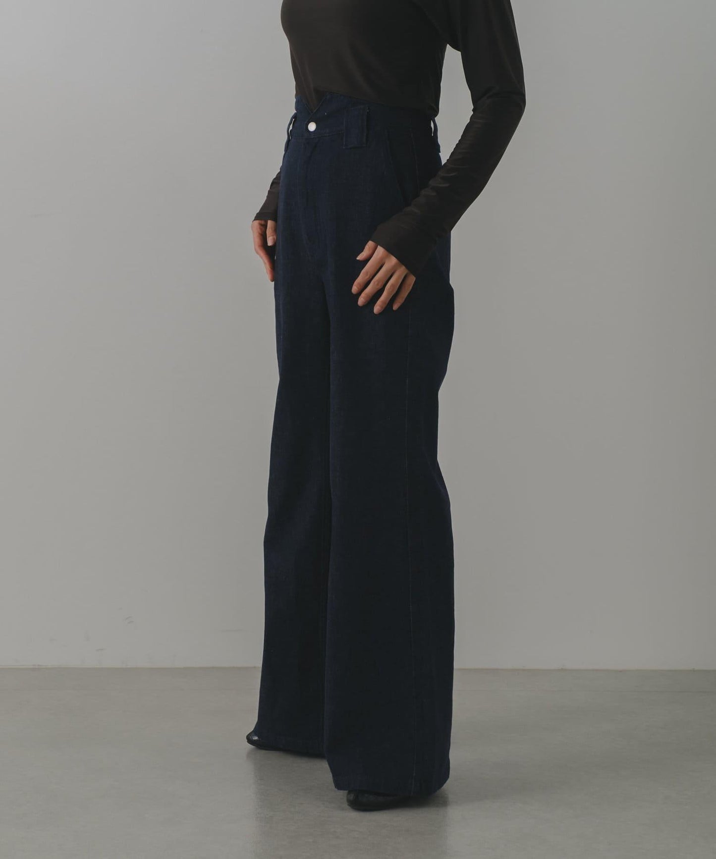 Free cut 長款 denim