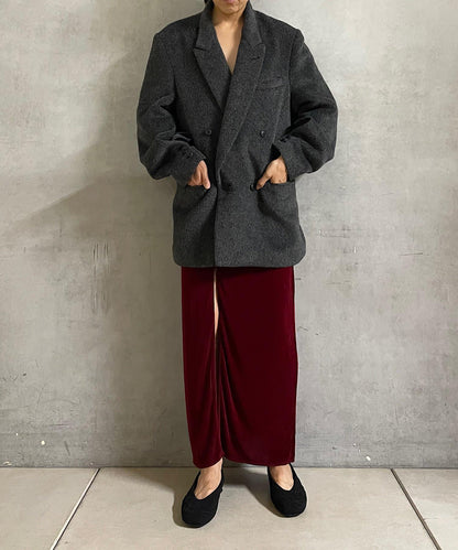 Sheer rib zip 設計 半身裙