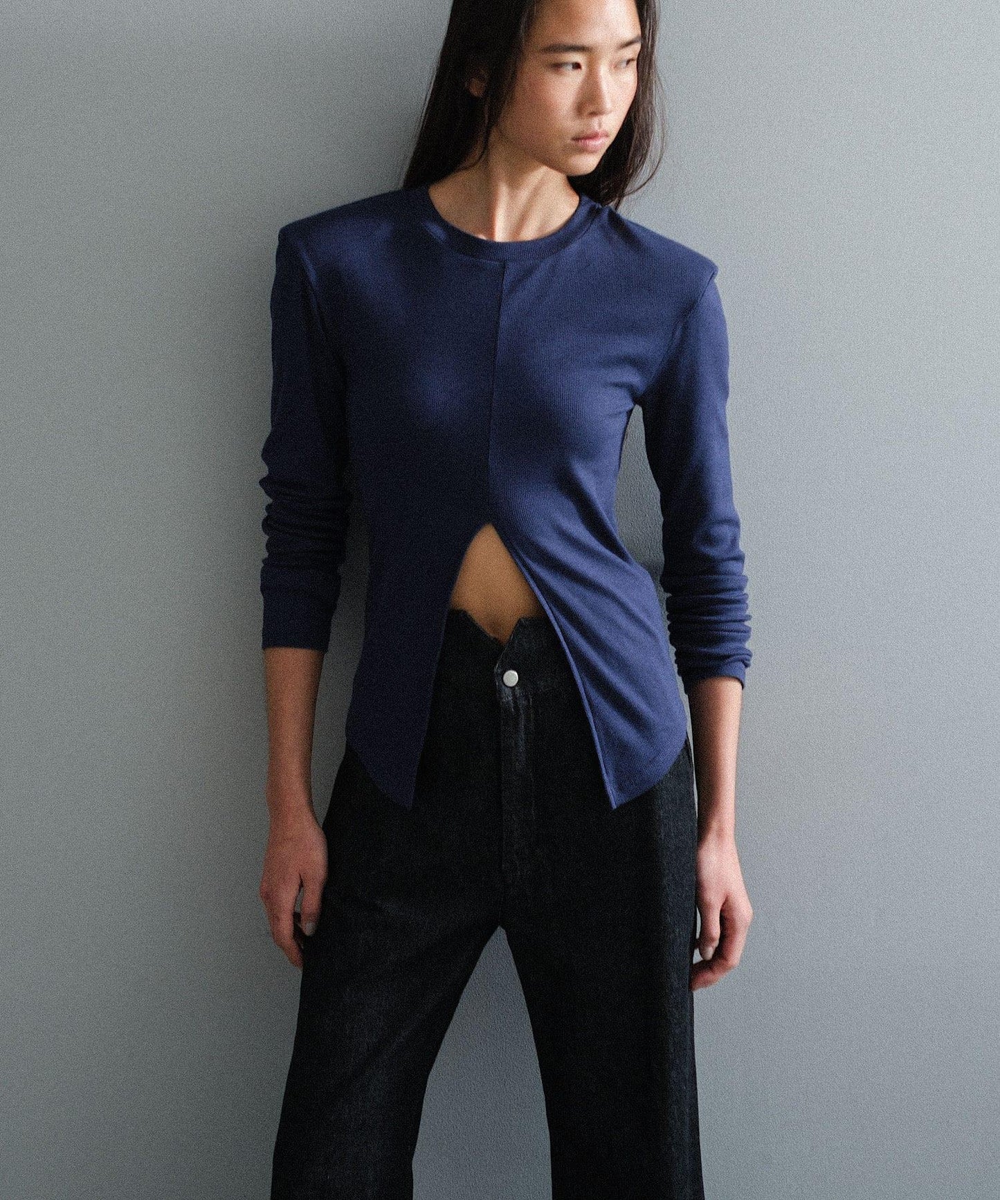 Free cut 長款 denim