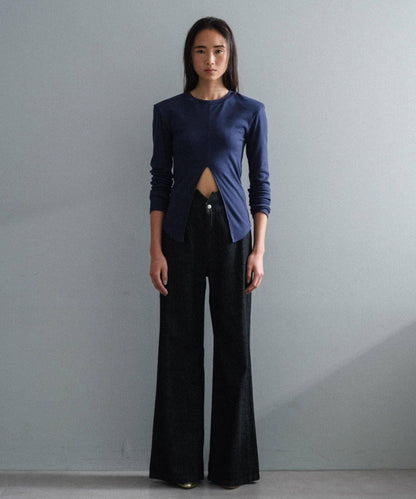 Free cut 長款 denim