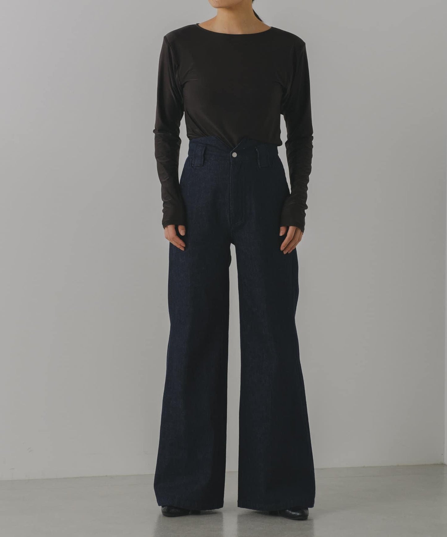 Free cut 長款 denim