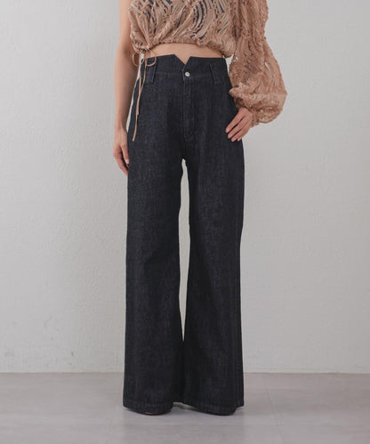 Free cut 長款 denim