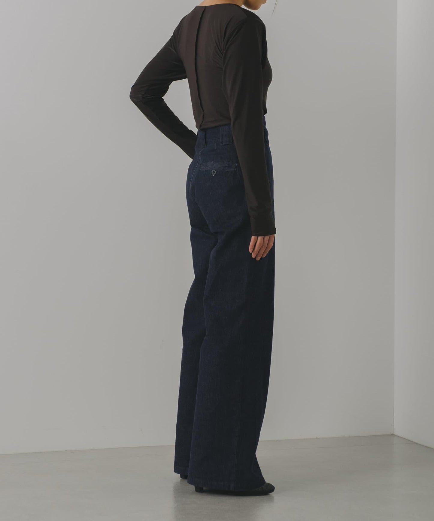Free cut 長款 denim