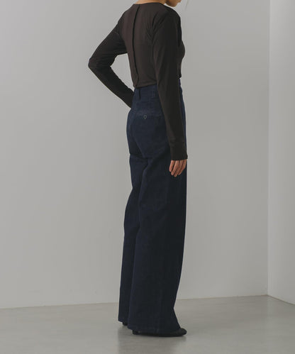 Free cut 長款 denim
