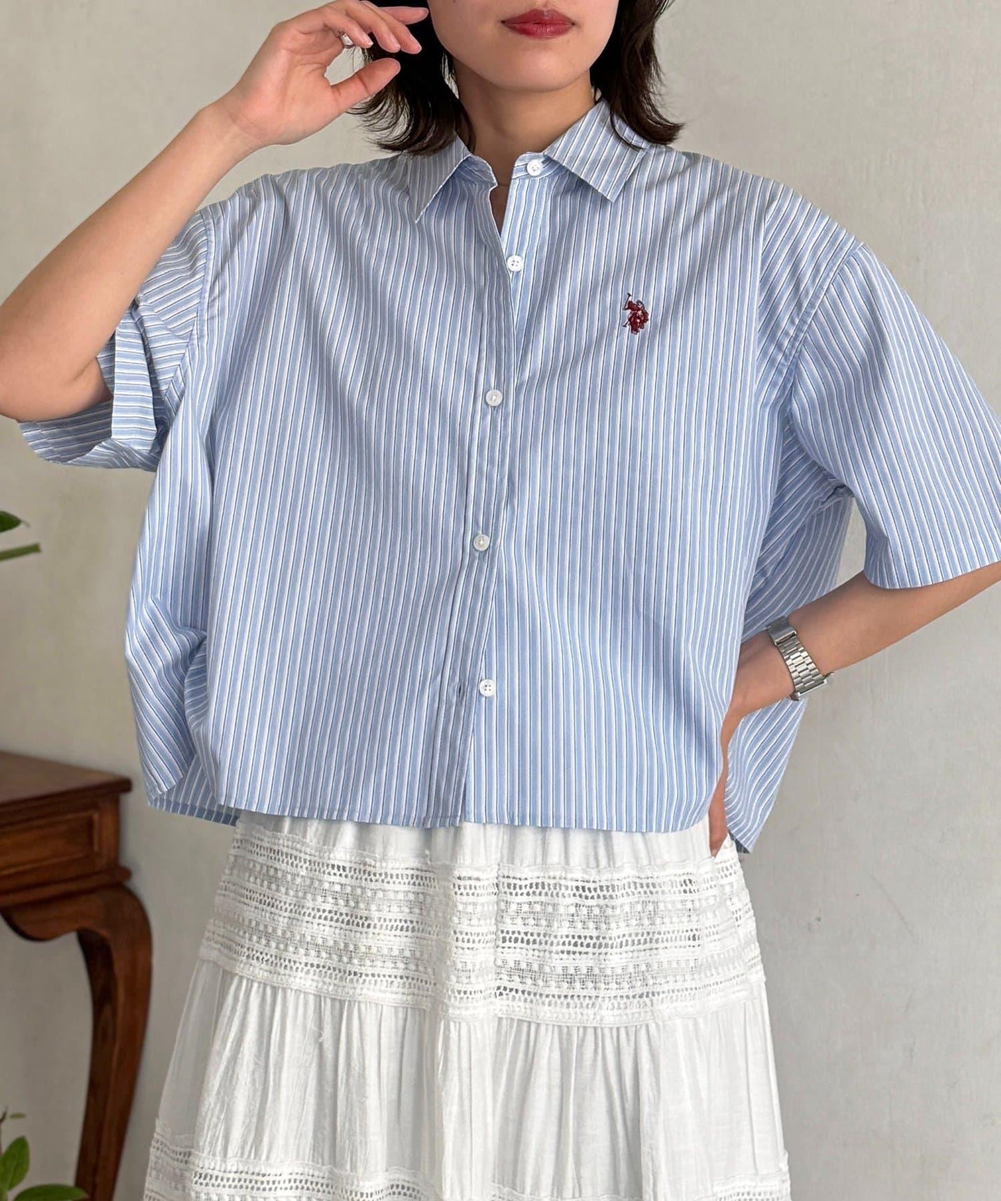 U.S. POLO ASSN. 短款襯衫