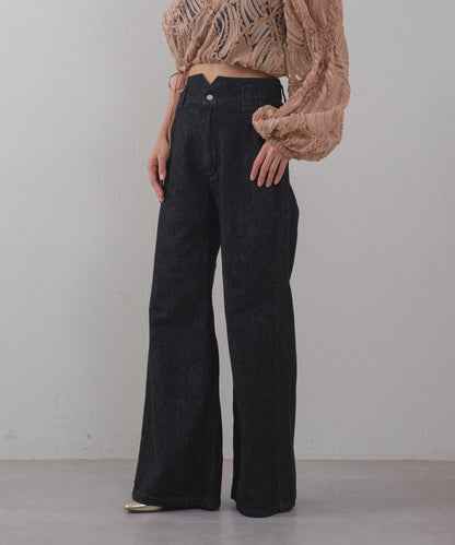 Free cut 長款 denim