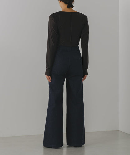 Free cut 長款 denim