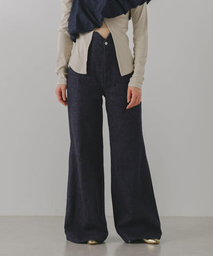 Free cut 長款 denim