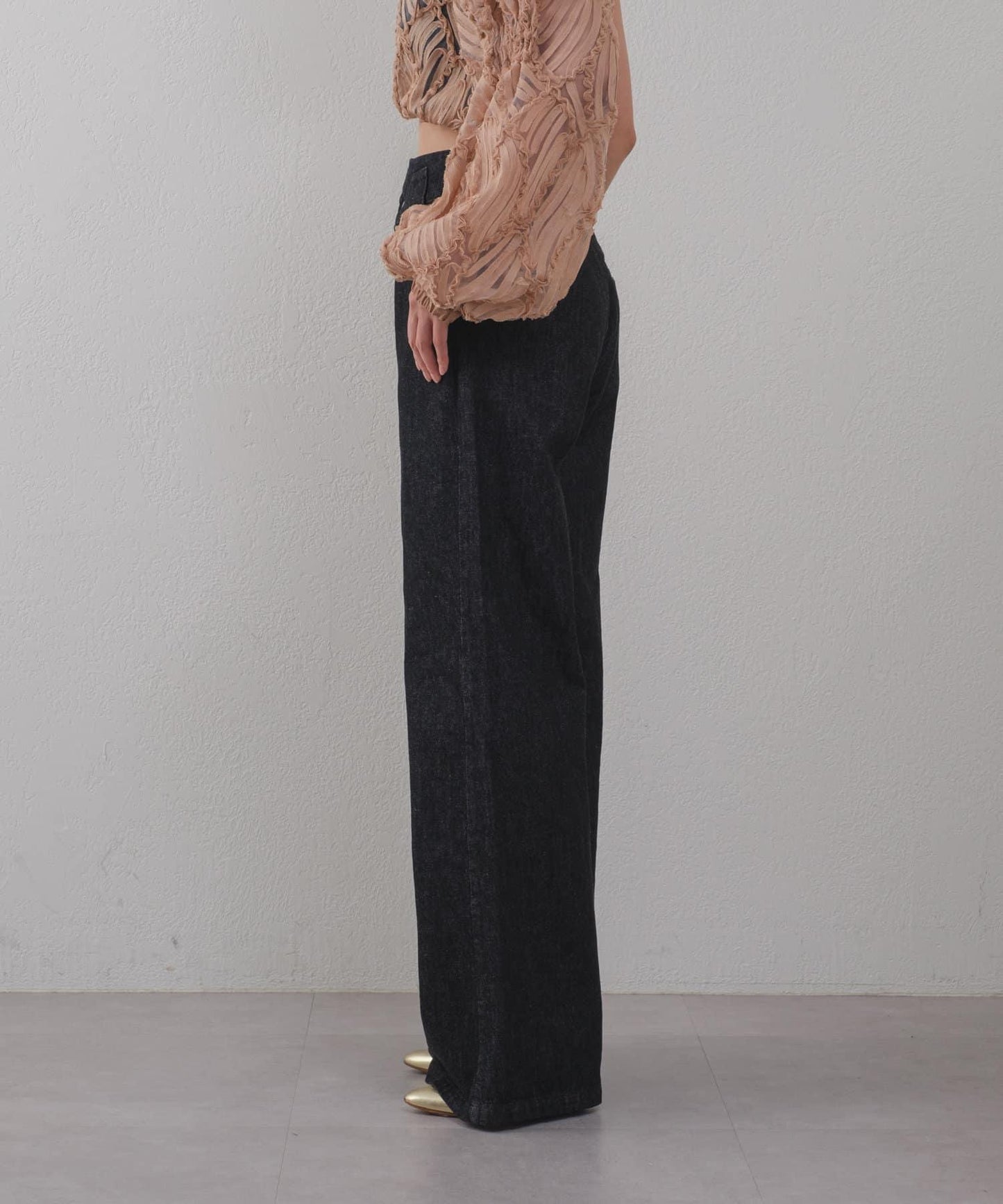Free cut 長款 denim
