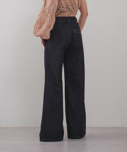 Free cut 長款 denim