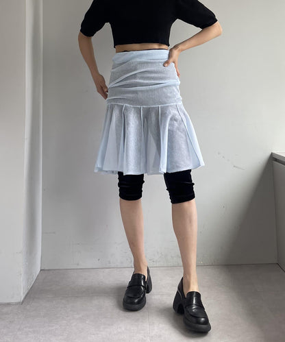 Pasterip Sheer middle layering 半身裙