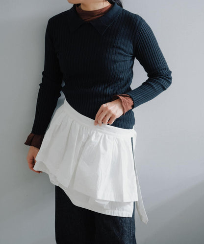 聚褶荷葉邊口袋設計 【Pasterip】 Gather frill pocket belt 腰帶 S款