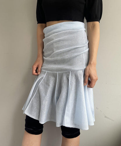 Pasterip Sheer middle layering 半身裙
