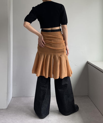 Pasterip Sheer middle layering 半身裙