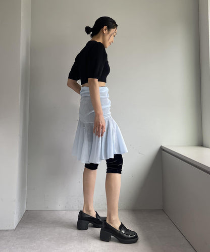 Pasterip Sheer middle layering 半身裙