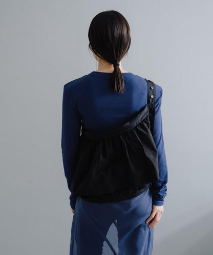 聚褶荷葉邊口袋設計 【Pasterip】 Gather frill pocket belt 腰帶 S款