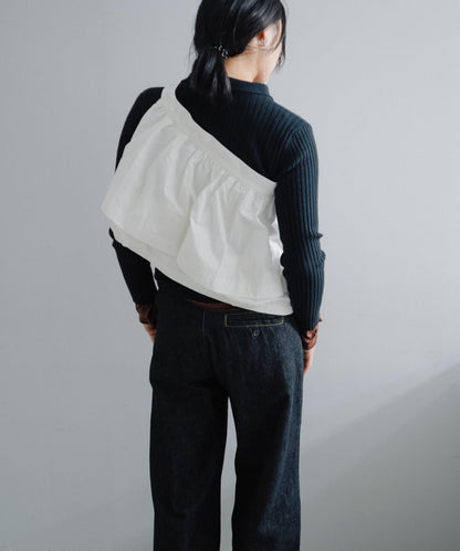 聚褶荷葉邊口袋設計 【Pasterip】 Gather frill pocket belt 腰帶 S款