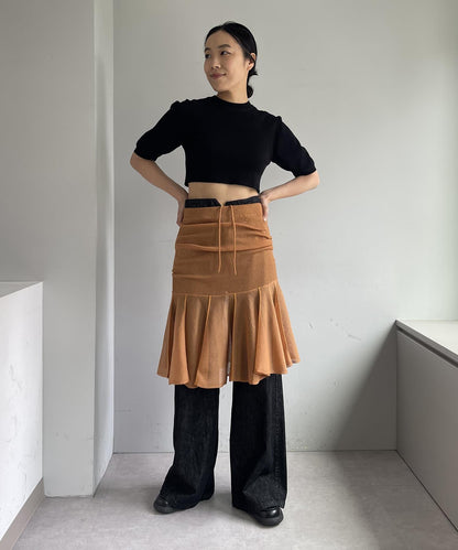 Pasterip Sheer middle layering 半身裙