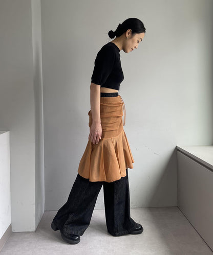 Pasterip Sheer middle layering 半身裙