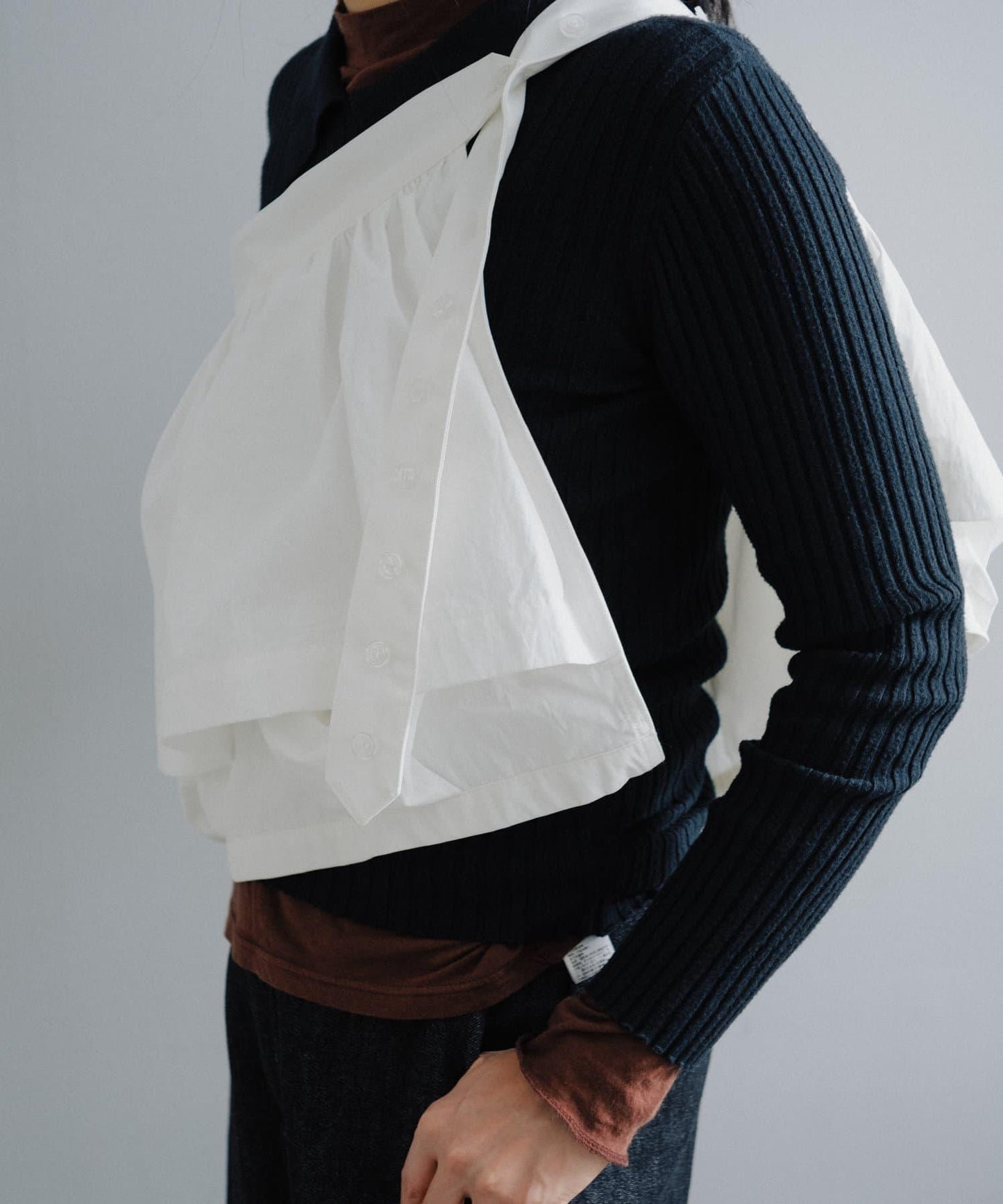 聚褶荷葉邊口袋設計 【Pasterip】 Gather frill pocket belt 腰帶 S款