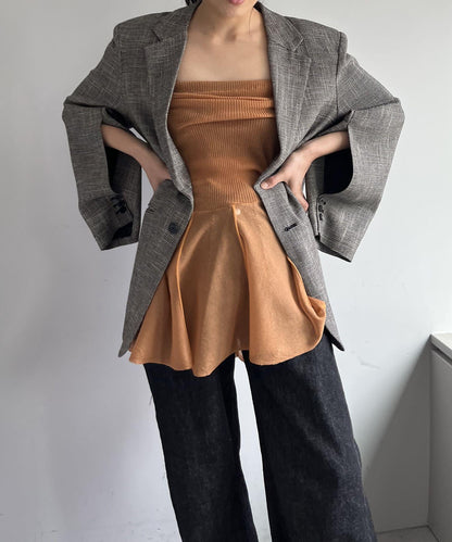Pasterip Sheer middle layering 半身裙