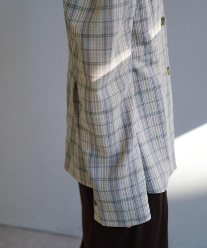 Pasterip Check peplum summer jacket 夾克