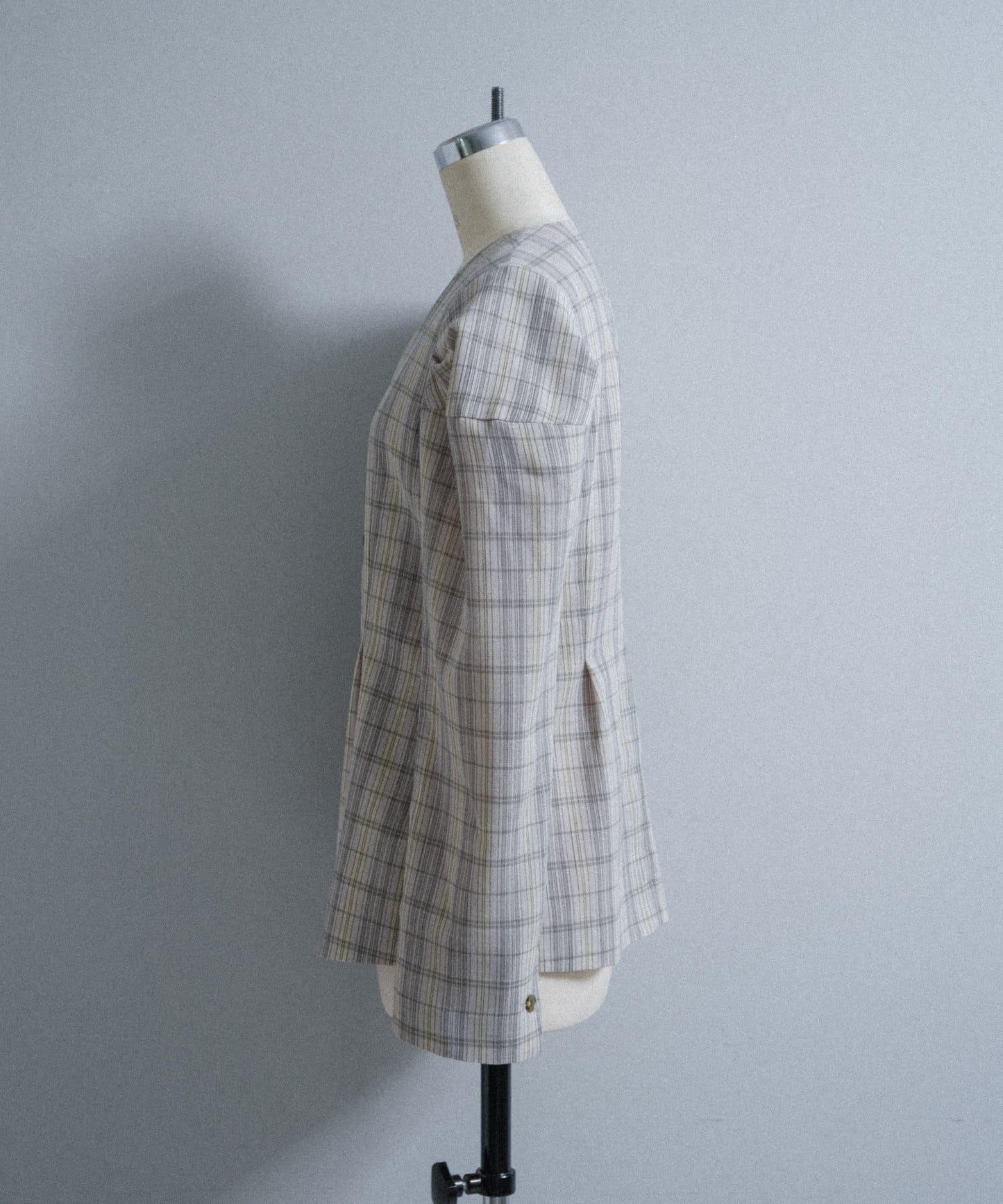 Pasterip Check peplum summer jacket 夾克
