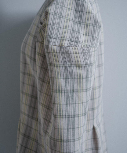 Pasterip Check peplum summer jacket 夾克