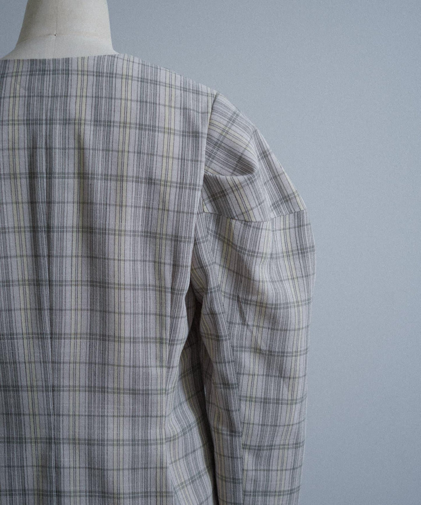 Pasterip Check peplum summer jacket 夾克