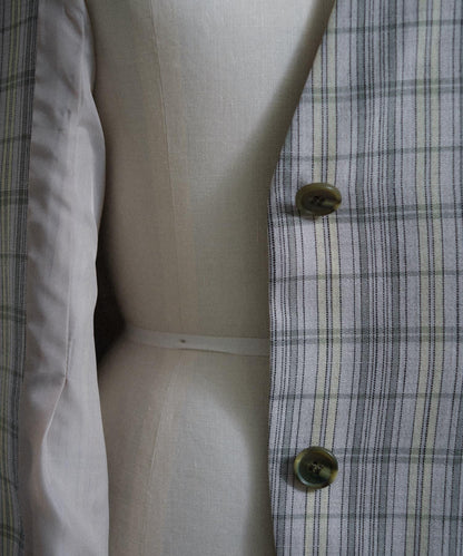Pasterip Check peplum summer jacket 夾克