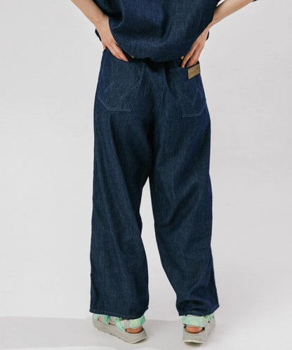Wrangler×EKAL 輕薄牛仔寬鬆闊腿褲