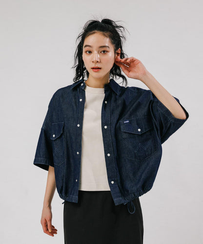 聯名 Wrangler×EKAL 輕牛仔工裝襯衫