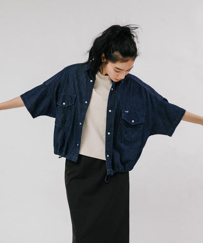 聯名 Wrangler×EKAL 輕牛仔工裝襯衫